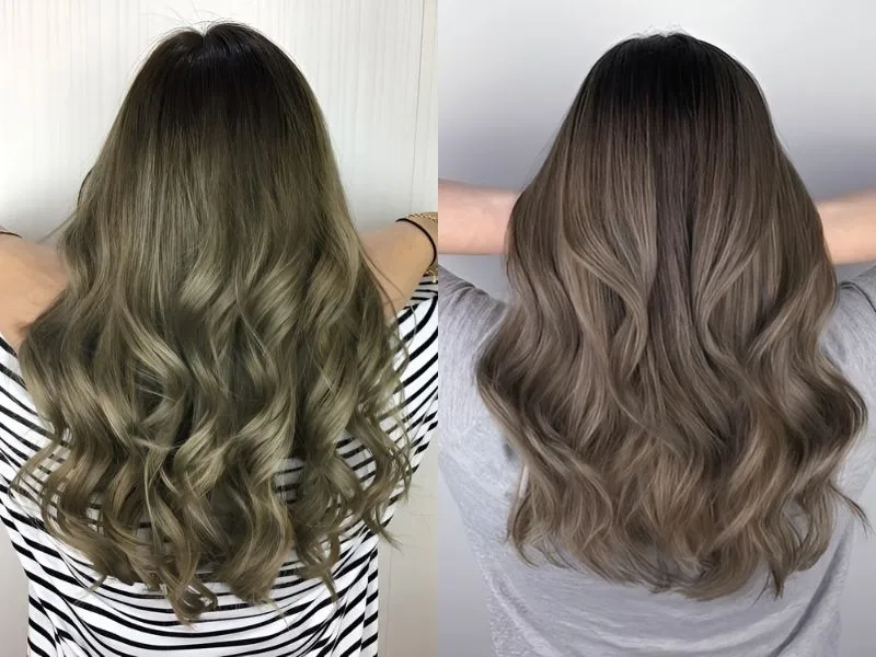 Tóc màu nâu rêu đẹp không cần cầu kỳ