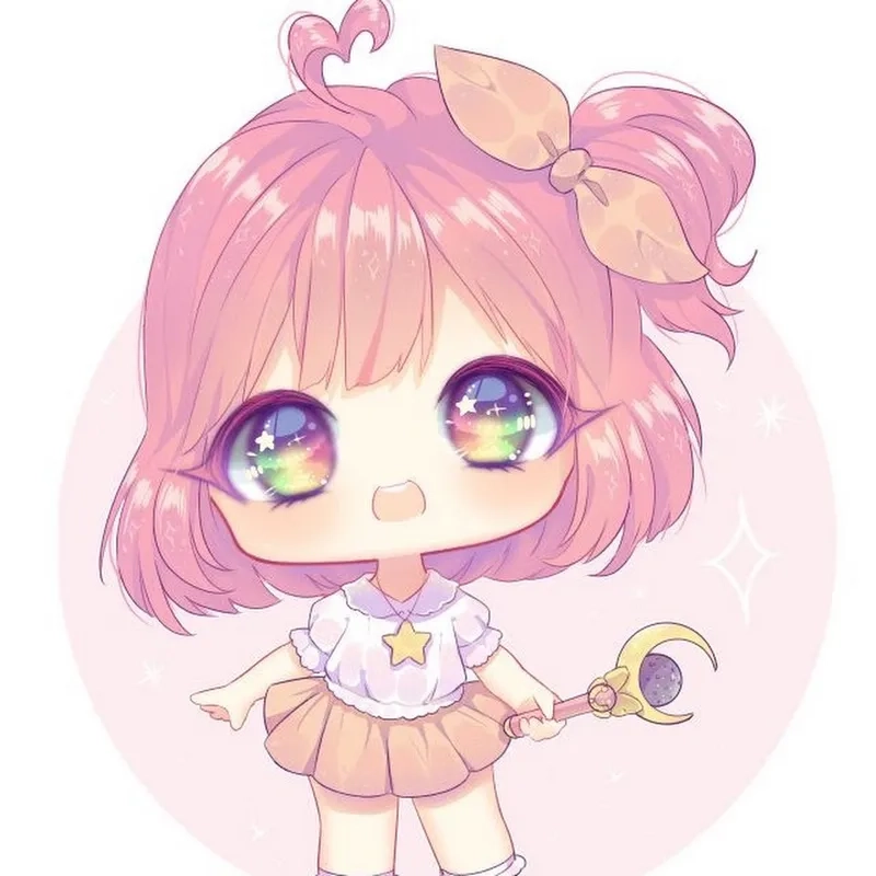 Tổng hợp hình anime chibi nữ cực kỳ dễ thương