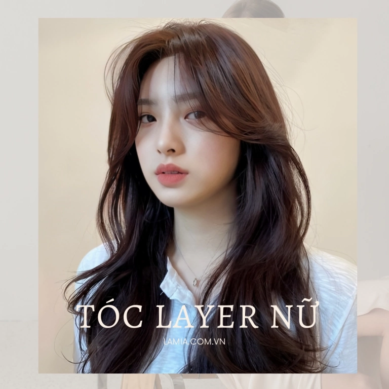 Top Kiểu Tóc Layer Nữ Mặt Vuông Che Khuyết Điểm Hoàn Hảo