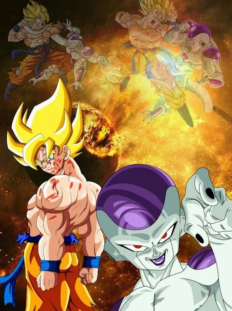 Trận đấu Frieza Goku luôn thu hút sự chú ý của người hâm mộ Dragon Ball