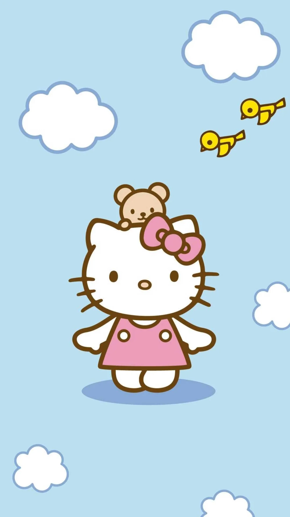 Tranh tô màu hình mèo kitty siêu dễ thương và sáng tạo cho bé