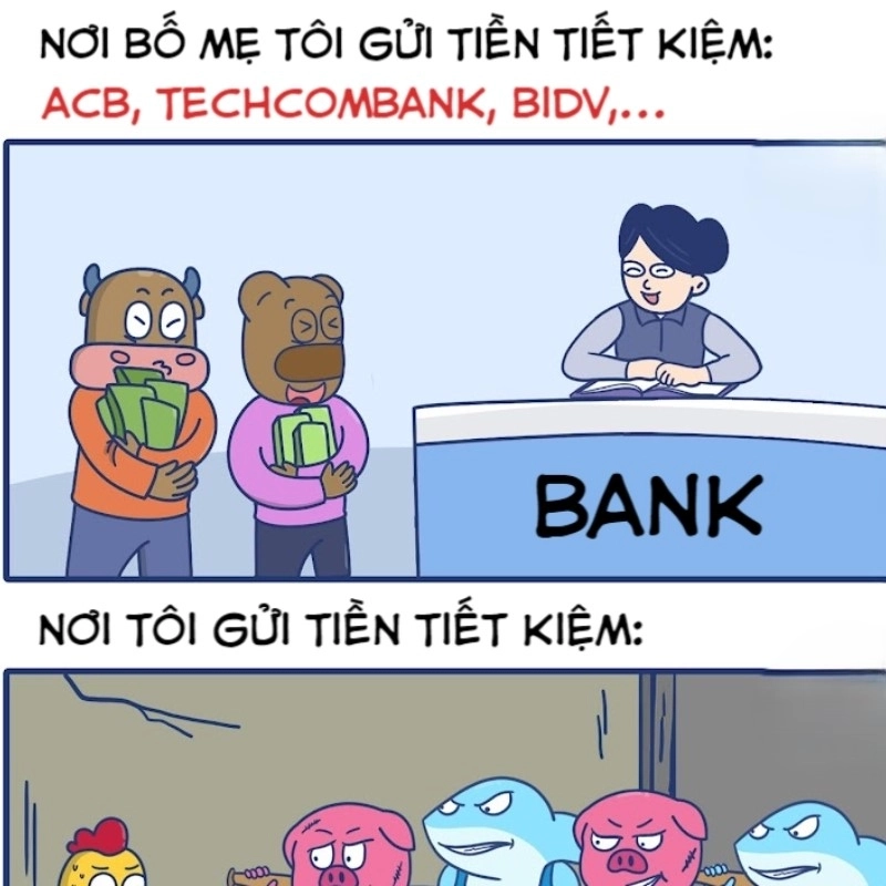 Treo đầu dê bán chó cùng loạt meme chuyển tiền cười ra nước mắt