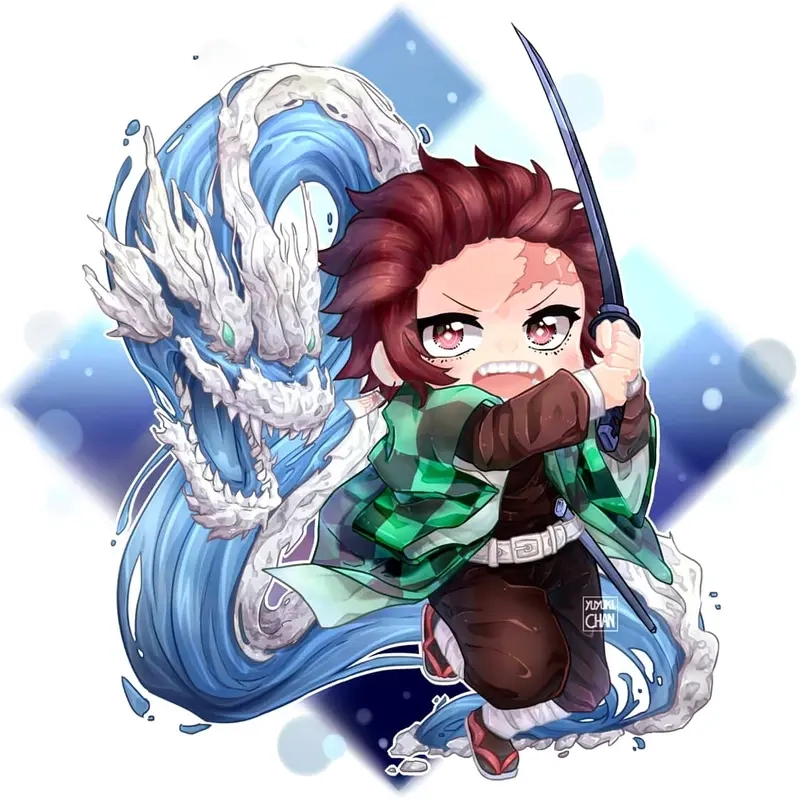 Trọn bộ ảnh chibi thanh gươm diệt quỷ chất lượng cao