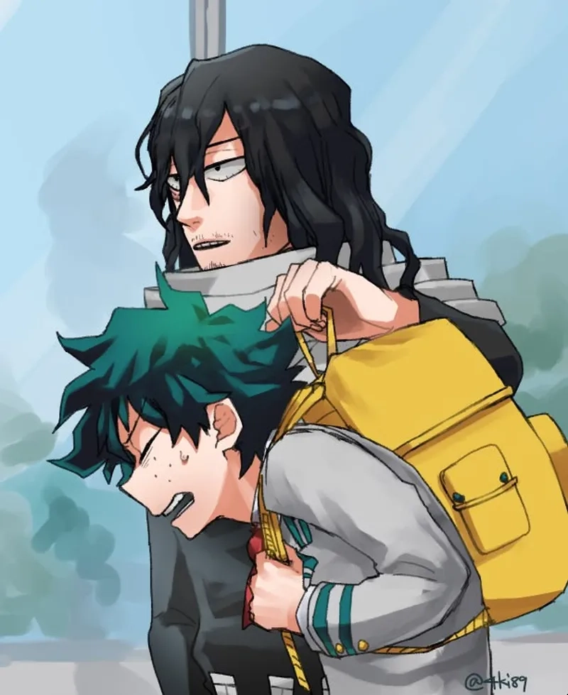 Truyện tranh lãng mạn Aizawa x Deku comic hút fan