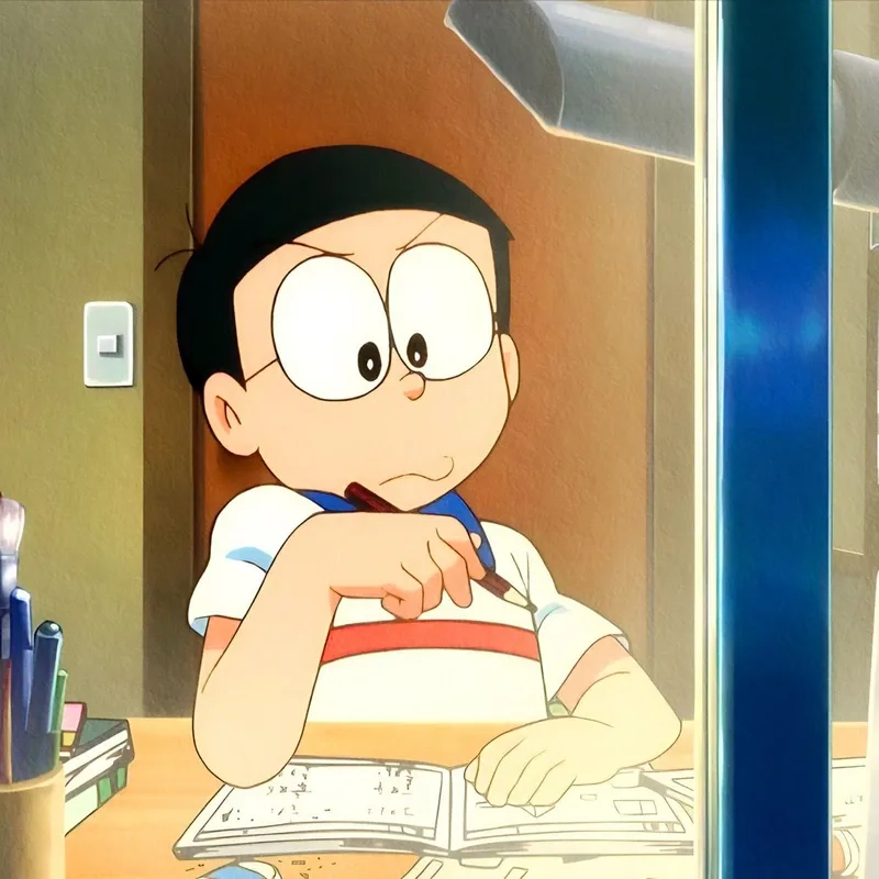 Tươi vui mỗi ngày cùng hình Nobita vui hài hước