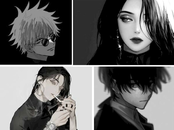 Tuyển Tập Ảnh Anime Nữ Trắng Đen Đẹp Tuyệt Vời