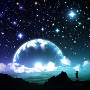 Tuyển tập ảnh bầu trời đêm anime galaxy đẹp mê hoặc cho năm 2026