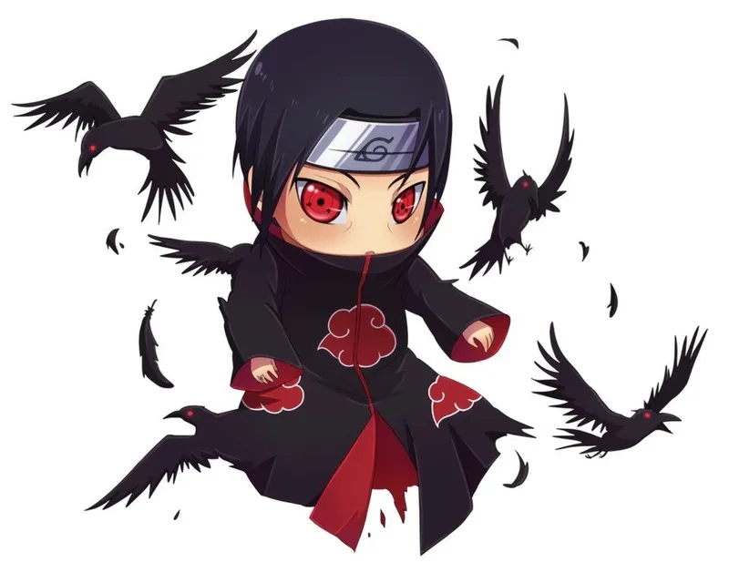 Uchiha Itachi chibi phiên bản nhỏ nhưng thần thái vẫn đỉnh
