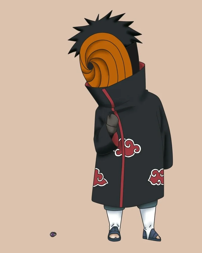 Uchiha Obito chibi đáng yêu nhưng vẫn toát lên thần khí