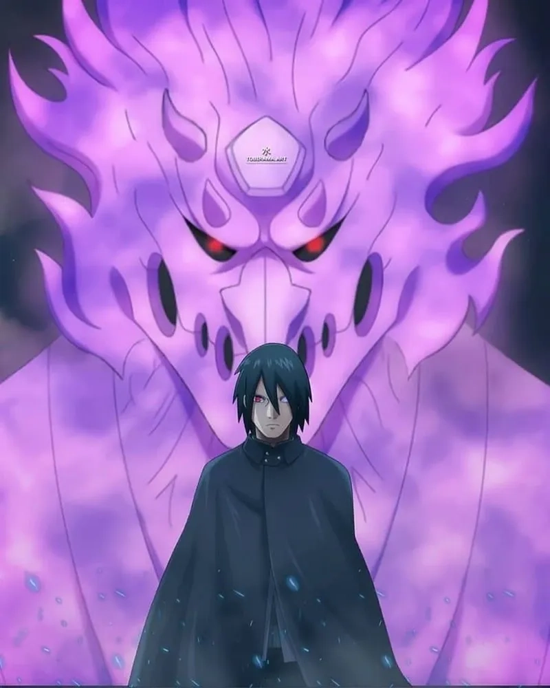 Uchiha Sasuke chibi drawing thường có nét vẽ đơn giản và đáng yêu.