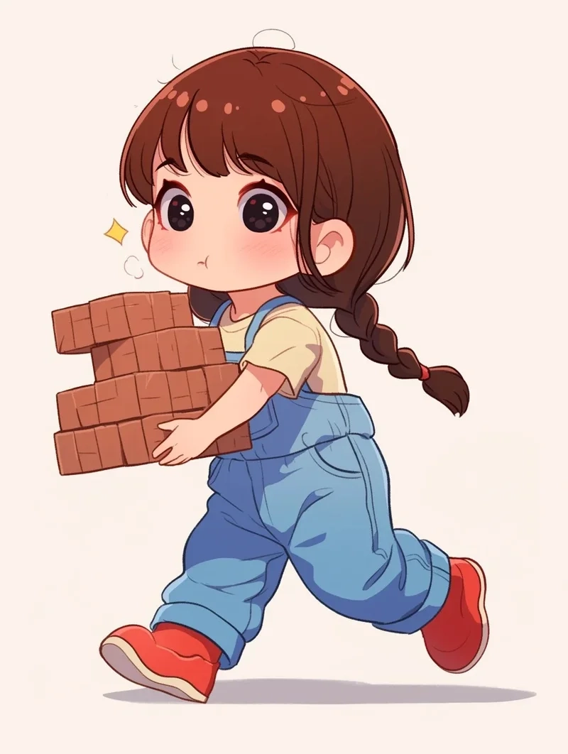 Vẽ con gái chibi cực dễ và đẹp, chỉ cần vài nét đơn giản