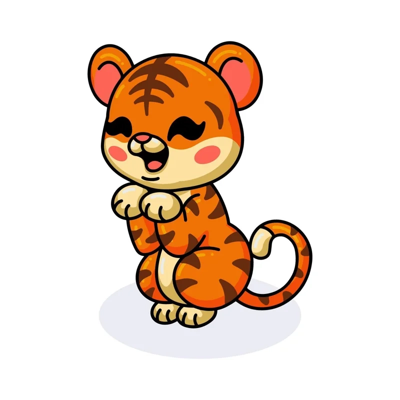 Vẽ con hổ chibi cute giúp bạn phát huy sự sáng tạo