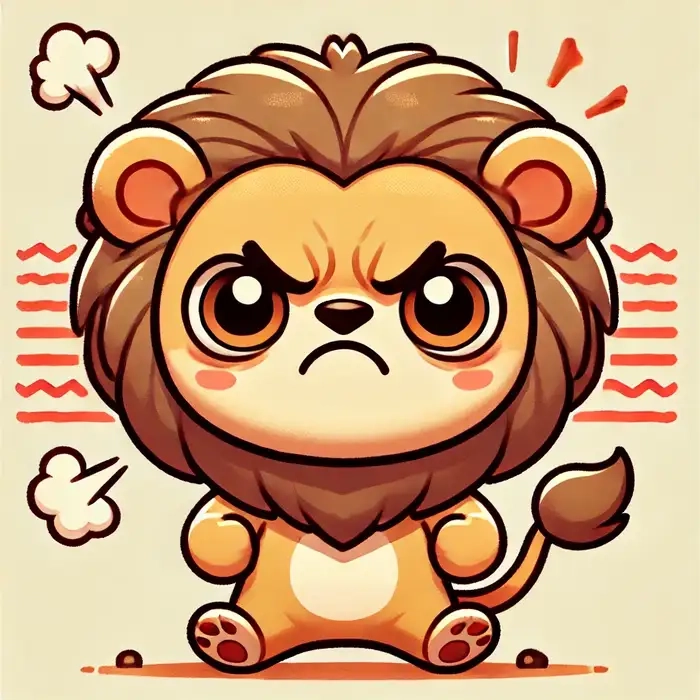 Vẽ con sư tử chibi chưa bao giờ dễ dàng đến thế