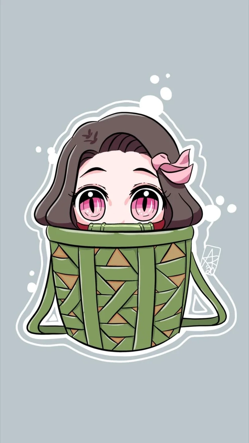 Vẽ nezuko chibi đơn giản chỉ trong vài bước dễ dàng
