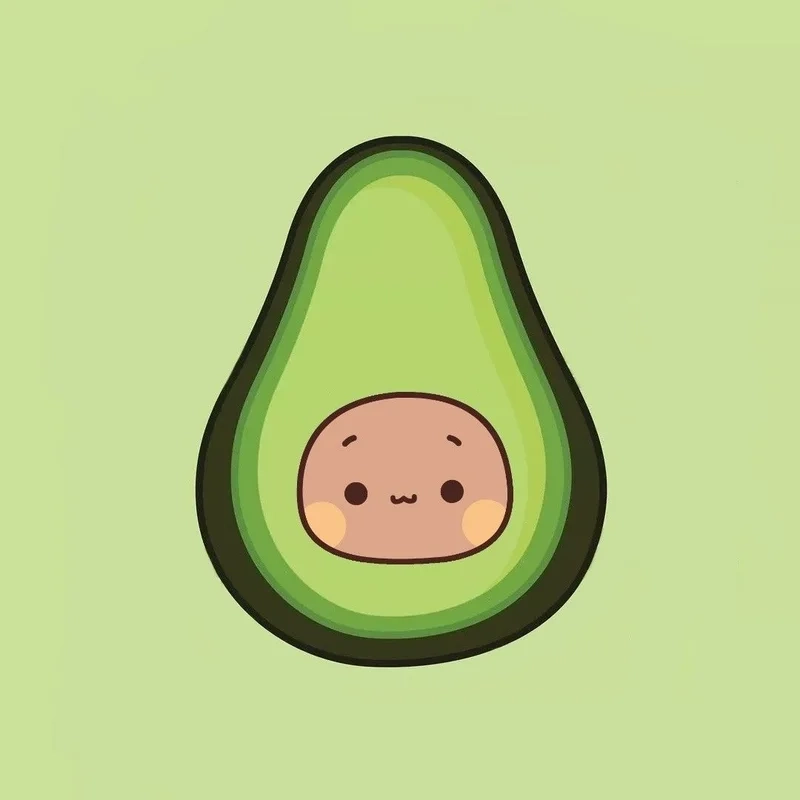 Vẽ quả bơ chibi dễ dàng và sáng tạo ngay tại nhà