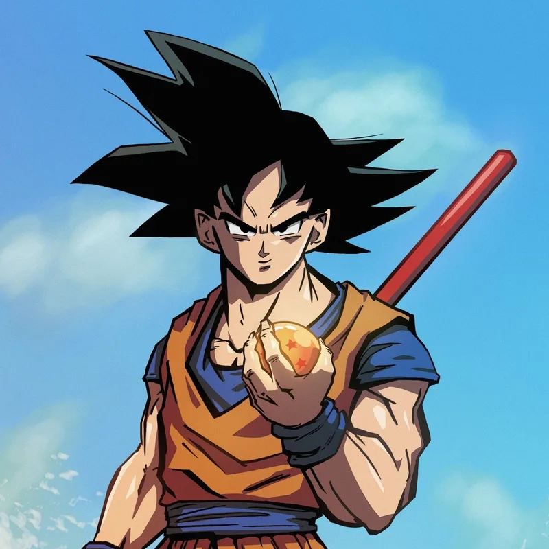 Với mái tóc bồng bềnh, Hair Goku đã trở thành biểu tượng của sức mạnh
