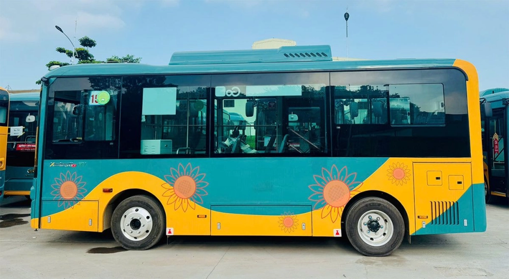 Xe buýt đi chùa khai nguyên sơn tây thuận tiện cho mọi du khách